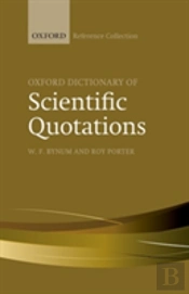 Oxford Dictionary Of Scientific Quotations