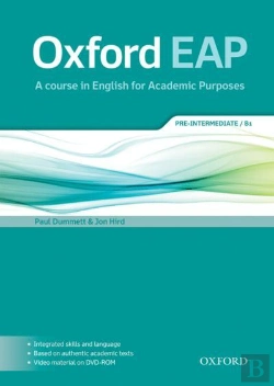 Bertrand.pt - Oxford Eap: Pre-Intermediate/B1: Student'S Book And Dvd-Rom Pack