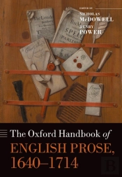 Oxford Handbook Of English Prose, 1640-1714