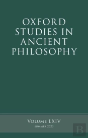 Oxford Studies In Ancient Philosophy
