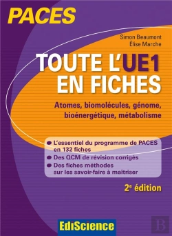 Bertrand.pt - Paces ; Toute L'Ue1 En Fiches (2e Édition)