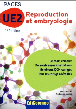 Bertrand.pt - Paces Ue2 Reproduction Et Embryologie ; Manuel, Cours + Qcm Corrigés (5e Édition)