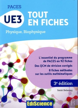 Bertrand.pt - Paces Ue3 Tout En Fiches - 3e Ed. - Physique, Biophysique
