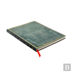 Bertrand.pt - Pacific Blue (Old Leather Collection) Ultra Lined Softcover Flexi Journal (Elastic Band Closure)