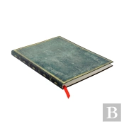 Pacific Blue (Old Leather Collection) Ultra Unlined Softcover Flexi Journal (Elastic Band Closure)