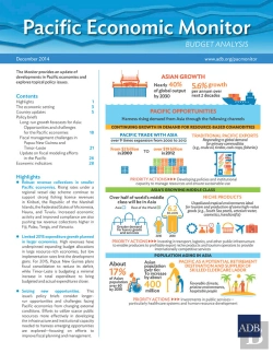 Bertrand.pt - Pacific Economic Monitor December 2014