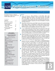 Pacific Economic Monitor July 2011
