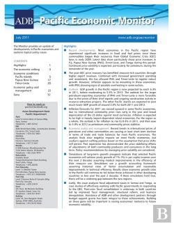 Bertrand.pt - Pacific Economic Monitor July 2011
