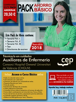 Bertrand.pt - Pack Ahorro Básico. Técnico/A En Cuidados Auxiliares De Enfermería. Consorci Hospital General Univer