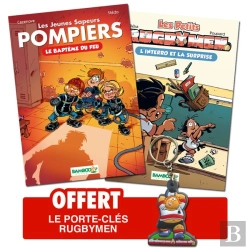 Bertrand.pt - Pack Bamboo Poche Pompiers - Rugby Porte Clef