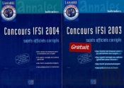 Pack Special Concours Ifsi 2004 + Concours Ifsi 2003