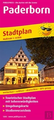 Paderborn, Stadtplan 1:14.000
