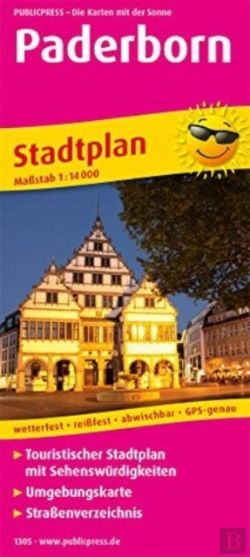 Bertrand.pt - Paderborn, Stadtplan 1:14.000