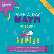 Page A Day Math Subtraction Book 7