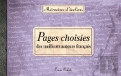 Pages Choisies Des Meilleurs Auteurs Francais