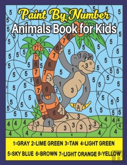 Bertrand.pt - Paint By Number Animals Book For Kids