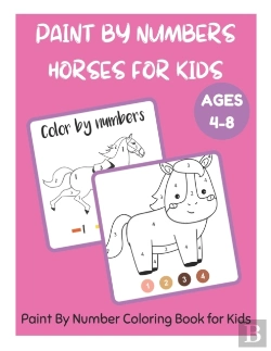 Bertrand.pt - Paint By Numbers Horses For Kids Ages 4-8 - Paint By Number Coloring Book For Kids