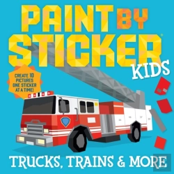 Bertrand.pt - Paint By Sticker Kids: Trucks, Trains & More