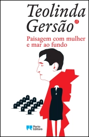 Paisagem com mulher e mar ao fundo
