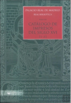 Bertrand.pt - Palacio Real De Madrid. Real Biblioteca. Tomo Xii. Catálogo De Impresos S. Xvi (I-Z)