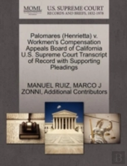 Bertrand.pt - Palomares (Henrietta) V. Workmen'S Compensation Appeals Board Of California U.S. Supreme Court Transcript Of Record With Supporting Pleadings