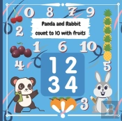 Panda And Rabbit Count To 10 With Fruits