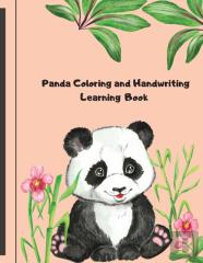 Panda Coloring And Handwriting Learning Book