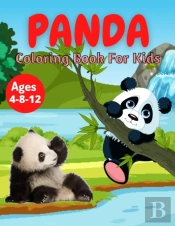 Panda Coloring Book For Kids Ages 4-8-12