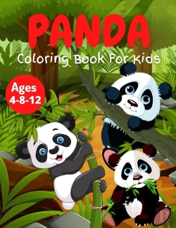 Bertrand.pt - Panda Coloring Book For Kids Ages 4-8-12