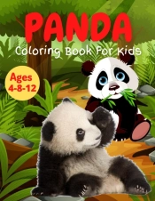 Panda Coloring Book For Kids Ages 4-8-12