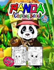 Panda Coloring Book For Kids Ages 4-8
