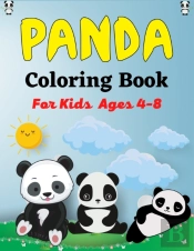 Panda Coloring Book For Kids Ages 4-8