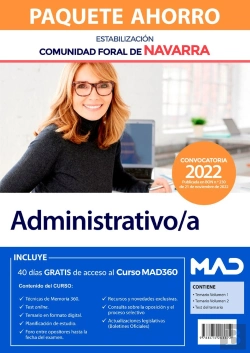 Bertrand.pt - Paquete Ahorro Administrativo/A Comunidad Foral De Navarra (