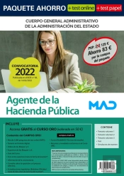 Paquete Ahorro Agente Hacienda Publica Y Test Papel. A