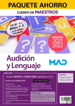 Bertrand.pt - Paquete Ahorro Audicion Y Lenguaje Cuerpo De Maestros). Aho