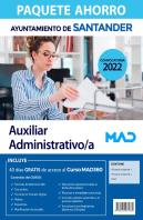 Paquete Ahorro Auxiliar Administrativo/A Del Ayuntamiento De Santander. Ahorra 21 ? (Incluye En Pape