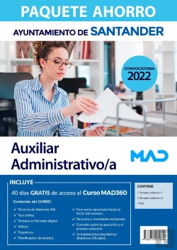 Bertrand.pt - Paquete Ahorro Auxiliar Administrativo/A Del Ayuntamiento De Santander. Ahorra 21 ? (Incluye En Pape