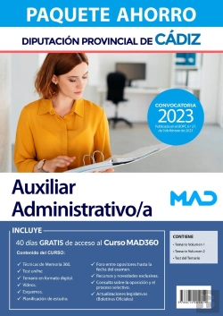 Bertrand.pt - Paquete Ahorro Auxiliar Administrativo/A Diputacion Provinci