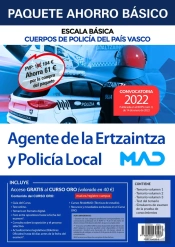 Paquete Ahorro Basico Ertzaintza Y Policia Local. Ahorra 61
