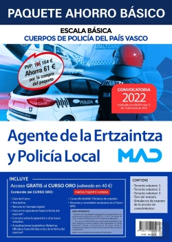 Bertrand.pt - Paquete Ahorro Basico Ertzaintza Y Policia Local. Ahorra 61