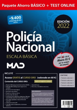 Bertrand.pt - Paquete Ahorro Basico + Test Online Escala Basica Policia Na