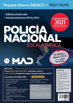 Bertrand.pt - Paquete Ahorro Basico Y Test Papel Escala Basica Policia Nac