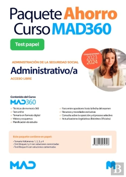Bertrand.pt - Paquete Ahorro Curso Mad360 + Libros Papel Oposiciones Admin