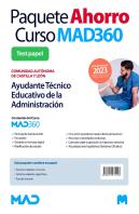 Paquete Ahorro Curso Mad360 + Libros Papel Oposiciones Ayuda