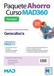 Paquete Ahorro Curso Mad360 Y Test Papel Y Online Escala De