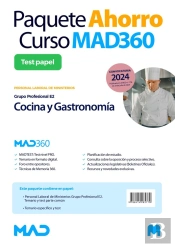 Paquete Ahorro De Libros Y Curso Mad360. Cocina Y Gastronomia (Grupo Profesional