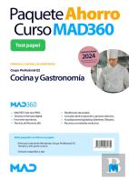 Paquete Ahorro De Libros Y Curso Mad360. Cocina Y Gastronomia (Grupo Profesional