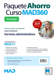 Paquete Ahorro De Libros Y Curso Mad360 Servicios Administrativos (Grupo Profesi
