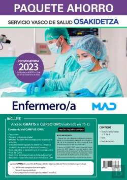 Bertrand.pt - Paquete Ahorro Enfermero/A Osakidetza. Ahorra 45? (Incluye En Papel: Temario General 1, 2, 3 Y 4; Te