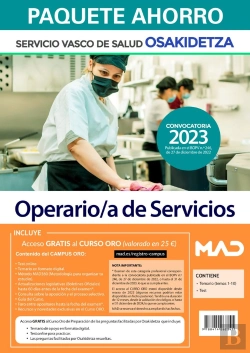 Bertrand.pt - Paquete Ahorro Operario/A De Servicios Osakidetza